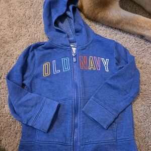 Old Navy Kids Blue Zip-Up Hoodie